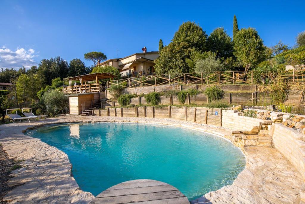 Toscana Da Sogno A Villa Allegria Siena Exterior foto